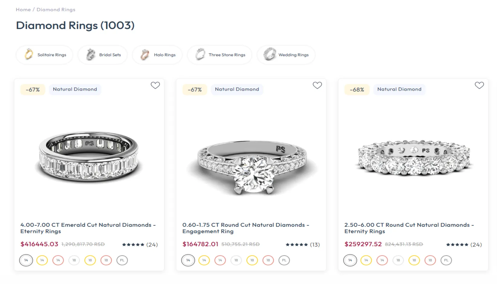 PrimeStyle product photography and jewelry rings detail