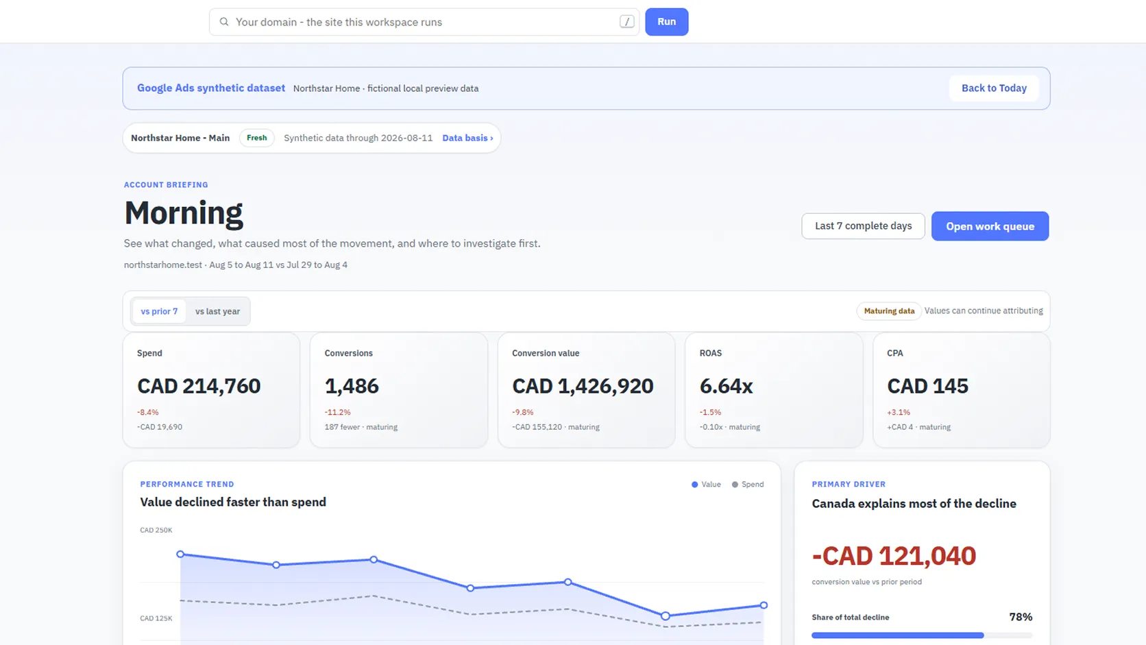 Recon design system and dashboard preview
